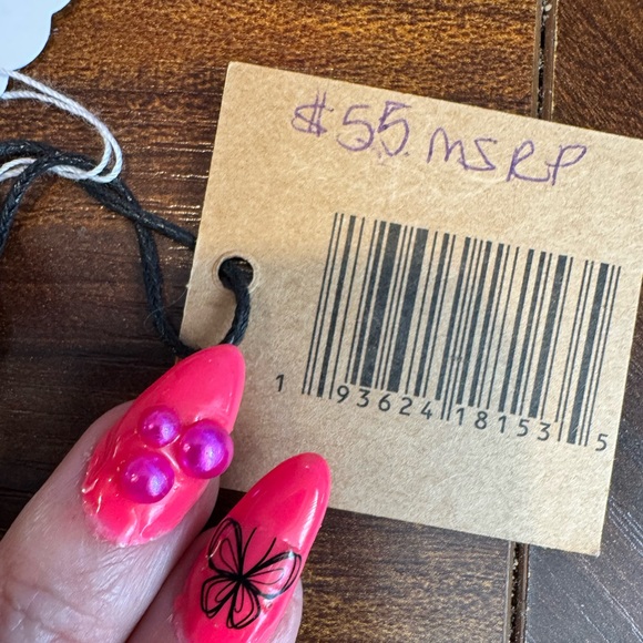 Steve Madden Vegan Leather Pink Floral Embossed Wallet/Wristlet NWT - Picture 17 of 17